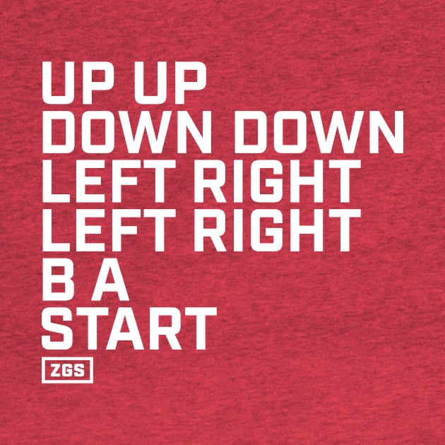 Up Up Down Down Left Right Left Right B A Start by ZeroGameSense